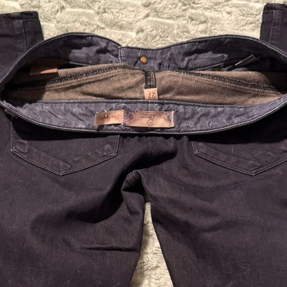 PAIGE Blue Heights | Very Dark Denim | Sz 27 | Straight Leg | Low Rise | Y2K - Picture 8 of 11